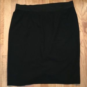 Black pencil skirt